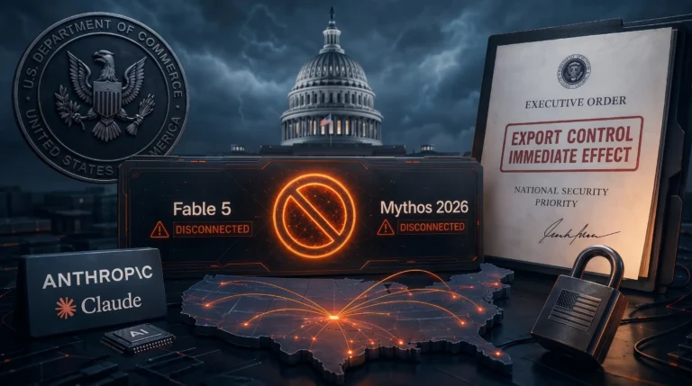 Intervención gubernamental sin precedentes fuerza la desconexión total de Fable 5 y Mythos 2026