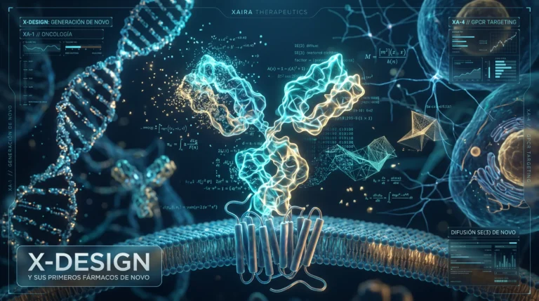 Xaira Therapeutics desvela X-Design y sus primeros fármacos de novo